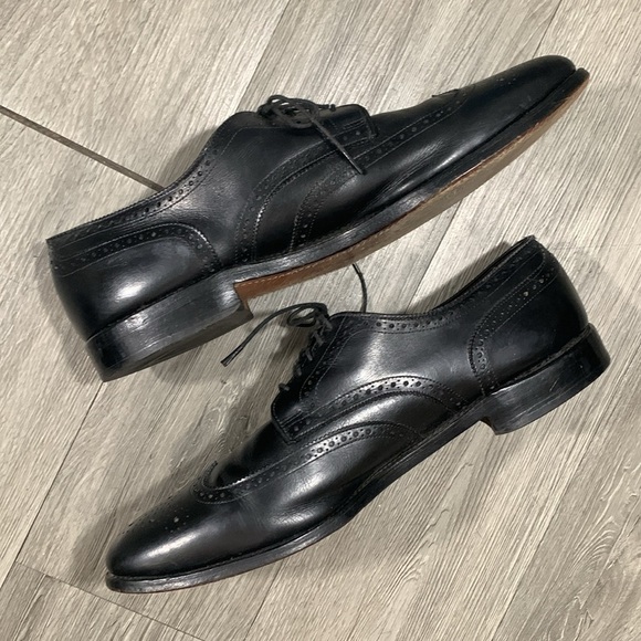 Allen Edmonds Concord Wingtip Black‎ Leather Oxfords size 13B